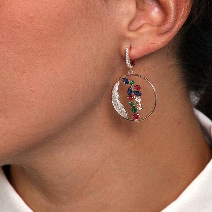 Boucles d'oreilles en argent 925