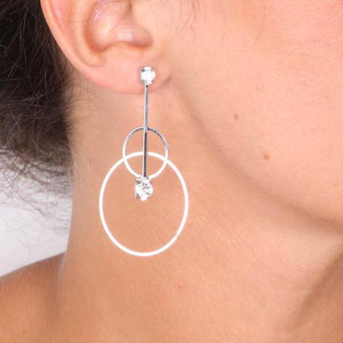 Boucles d'oreilles en argent 925