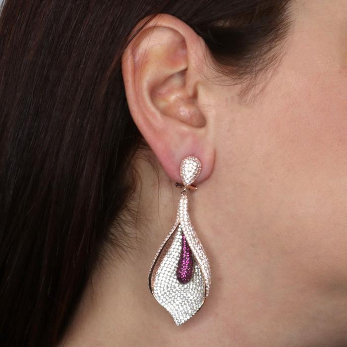 Boucles d'oreilles en argent 925