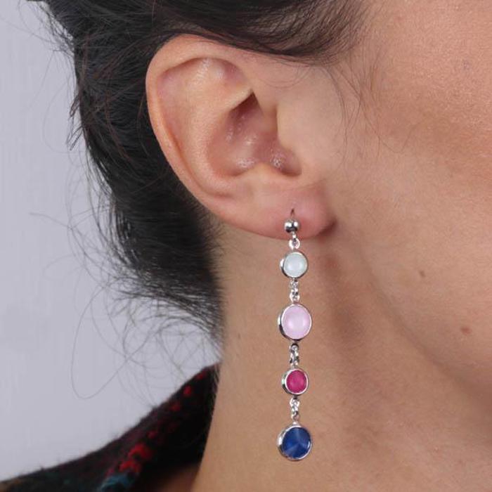 Boucles d'oreilles en argent 925