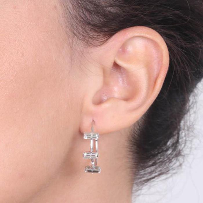 Boucles d'oreilles en argent 925