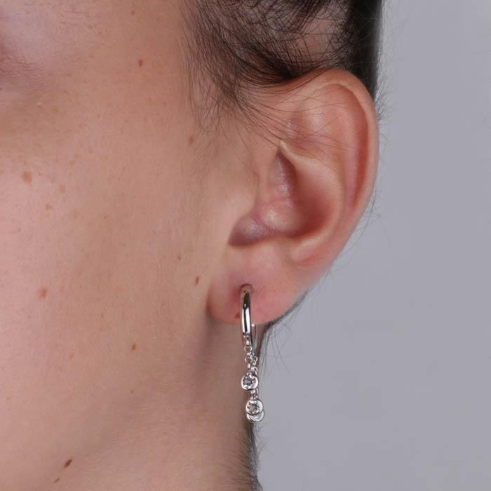 Boucles d'oreilles en argent 925
