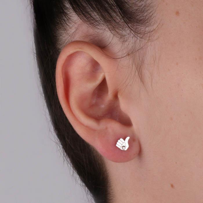 Boucles d'oreilles en argent 925
