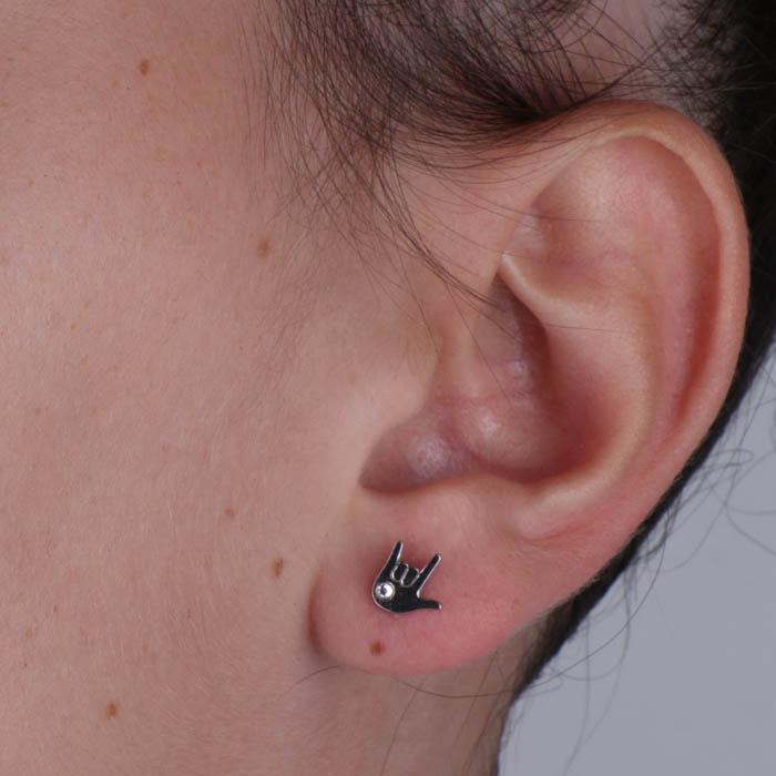 Boucles d'oreilles en argent 925