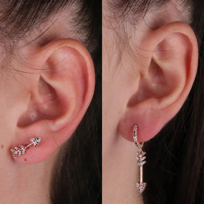 Boucles d'oreilles en argent 925