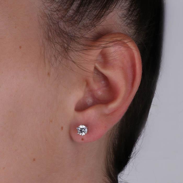 Boucles d'oreilles en argent 925