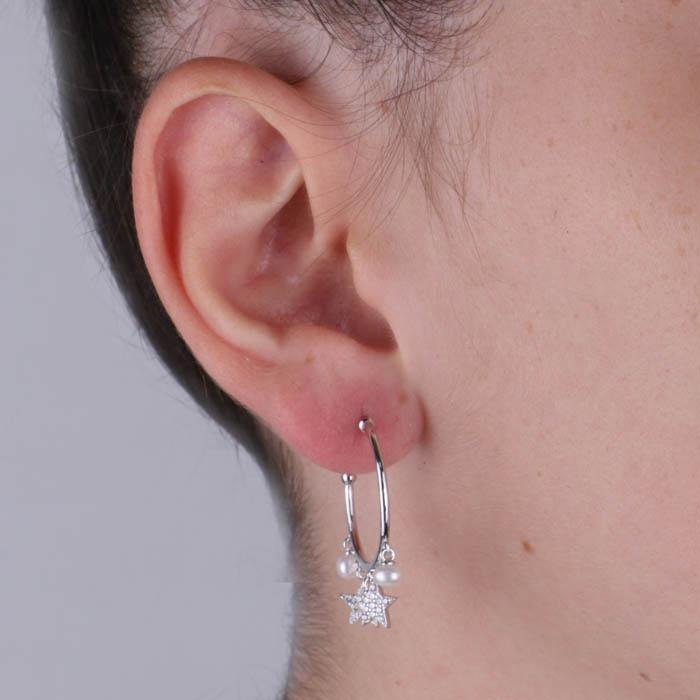 Boucles d'oreilles en argent 925