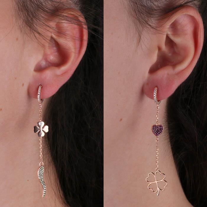 Boucles d'oreilles en argent 925