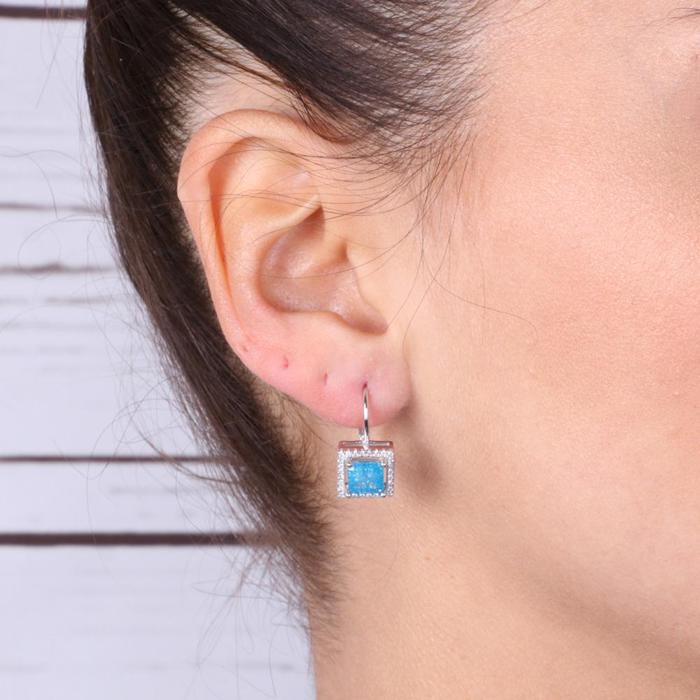 Boucles d'oreilles en argent 925