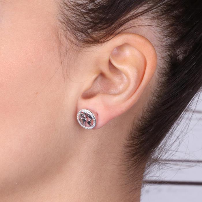 Boucles d'oreilles en argent 925
