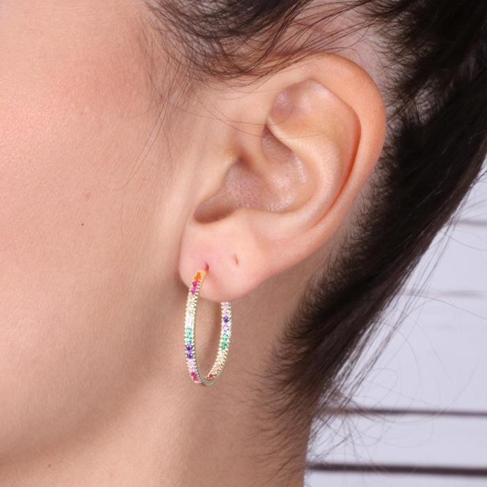 Boucles d'oreilles en argent 925