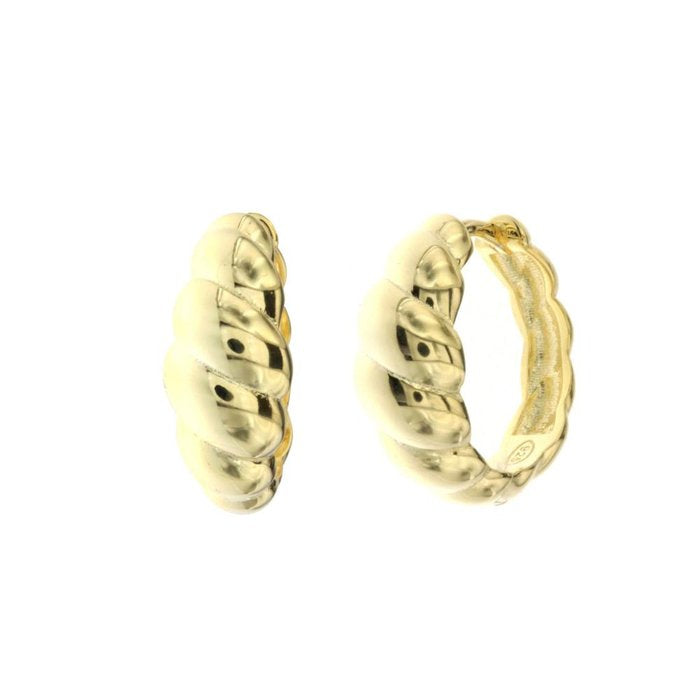 Orecchini in Argento 925 effetto torchon