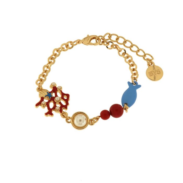 Bracciale in Metallo con simboli marini