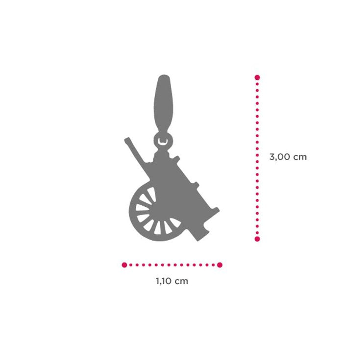 Lapilli Cart Charm
