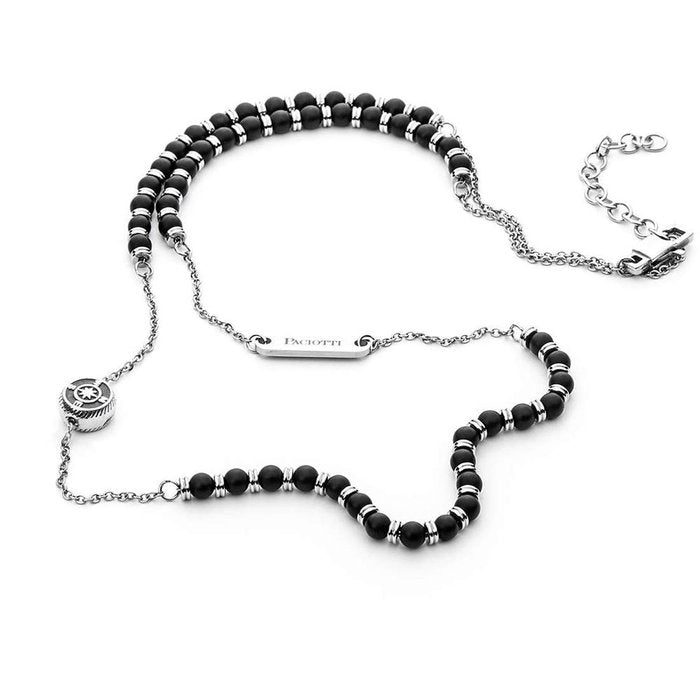 Collana sfere e rosa dei venti
