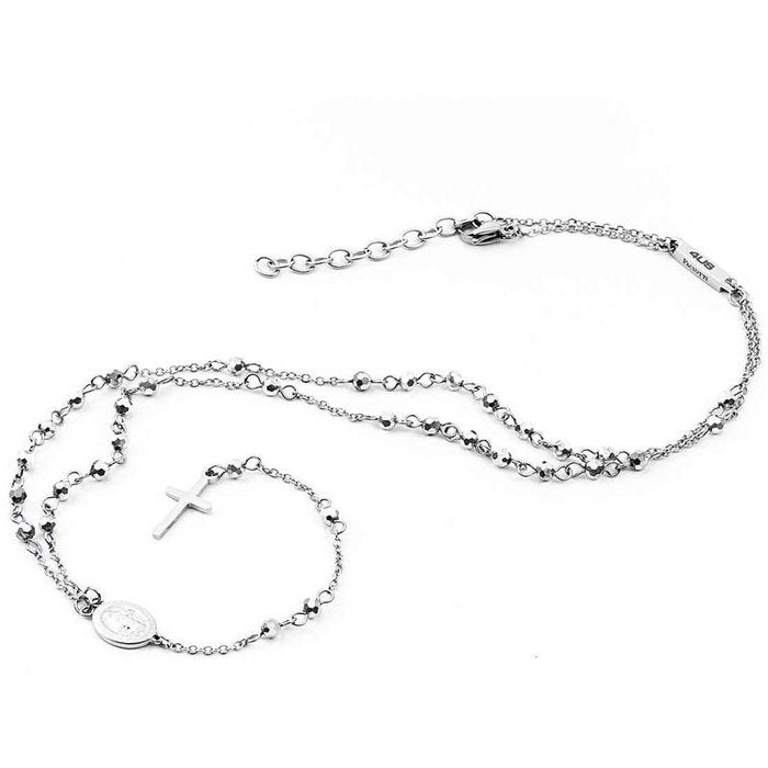 Collana uomo gioiello 4US Cesare Paciotti con crocifisso