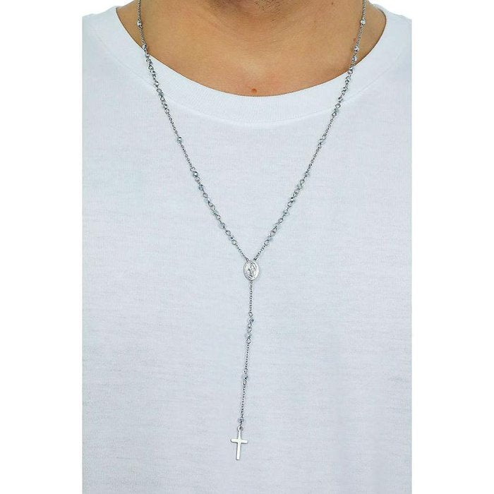 Collana uomo gioiello 4US Cesare Paciotti con crocifisso