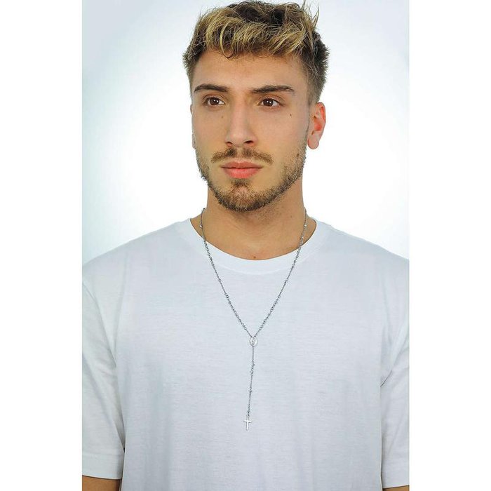 Collana uomo gioiello 4US Cesare Paciotti con crocifisso