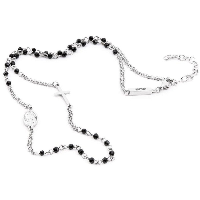 4US Cesare Paciotti Men's Jewel Necklace with Crucifix