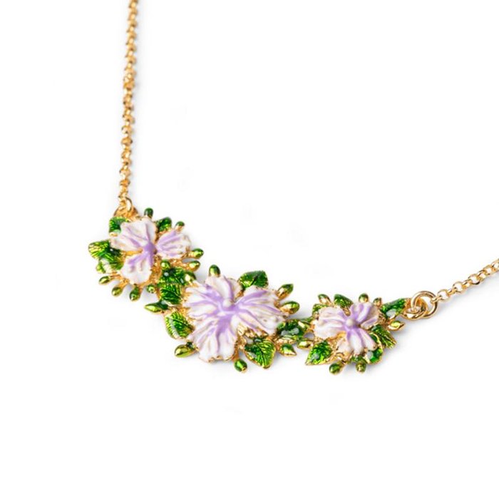 Mini Caper Flower Necklace