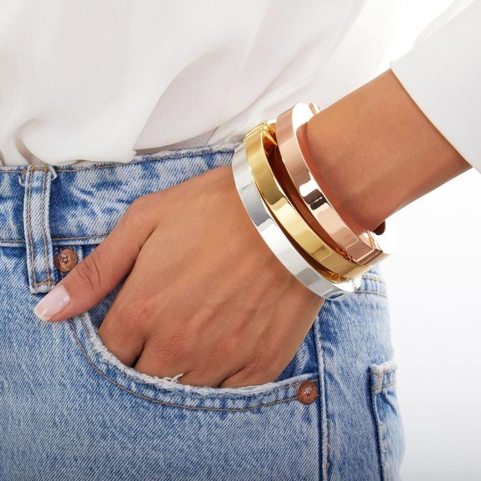 Bracelet en bronze doré