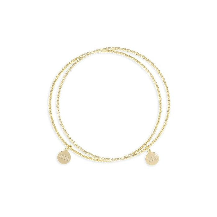 Bracciale in bronzo dorato