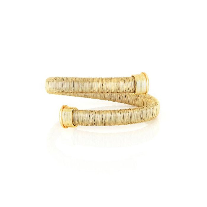 Bracciale in bronzo dorato