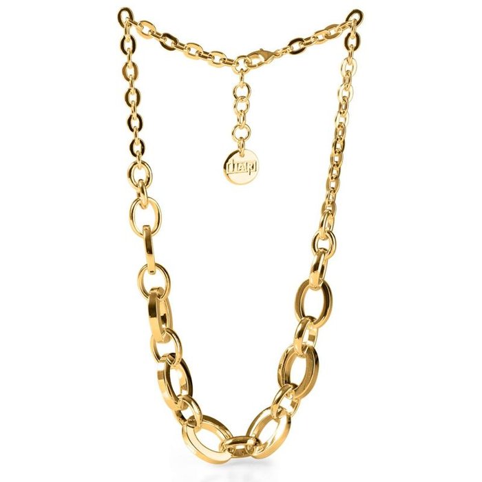 Collana in bronzo dorato