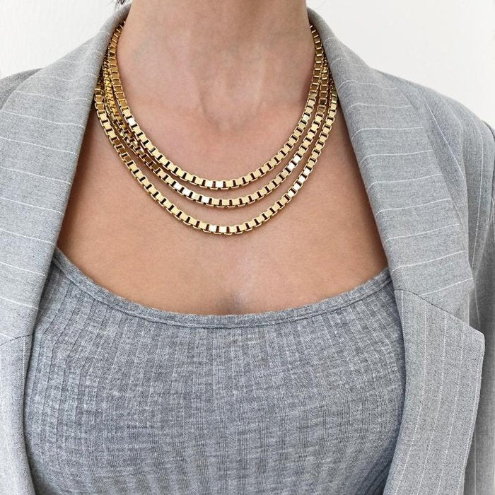 Collana Veneziana in bronzo dorato