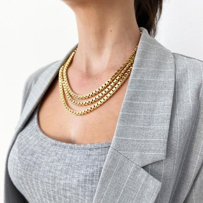 Collana Veneziana in bronzo dorato