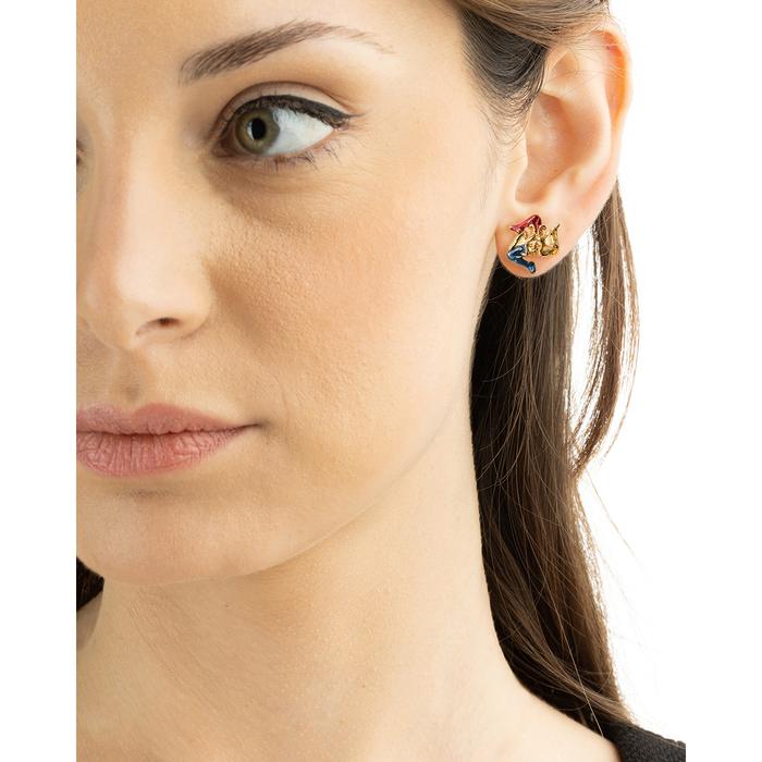 Mini Trinacria Earrings