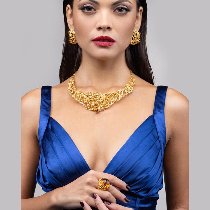Boucles d'oreilles Volcan