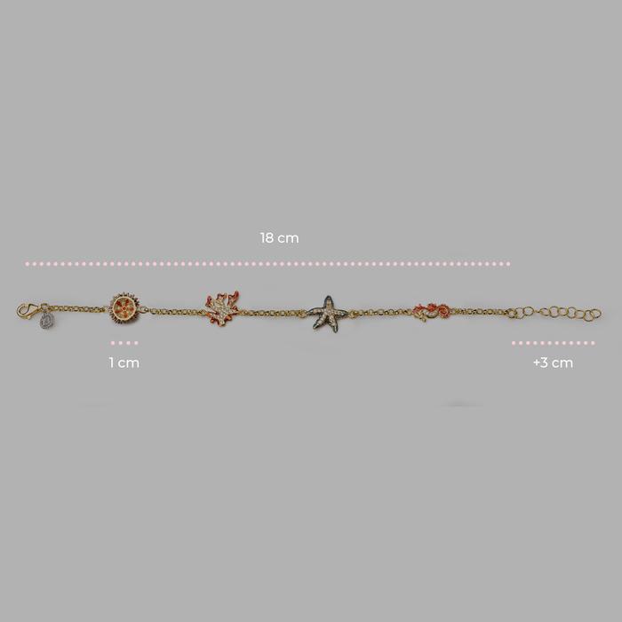 Bracciale Rolò 4 simboli Mare Lapilli