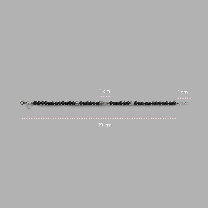 Bracelet en corne de lave