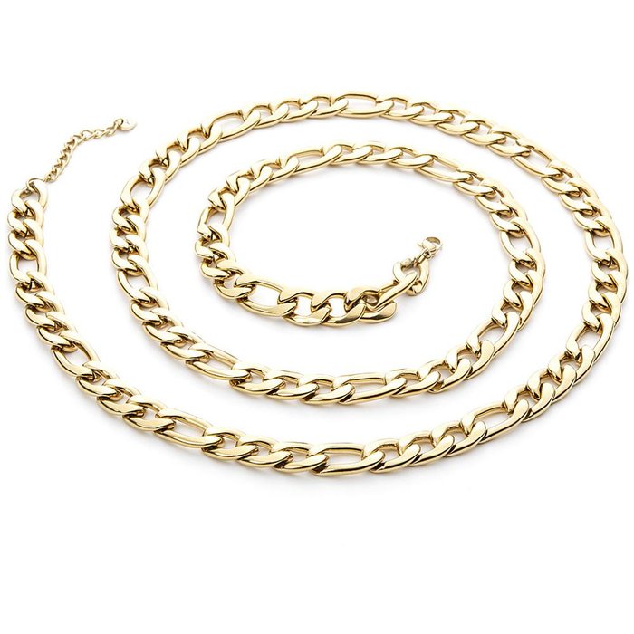 Collana laminata maglia piatta