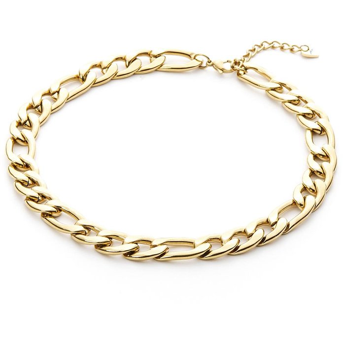 Collana laminata maglia piatta