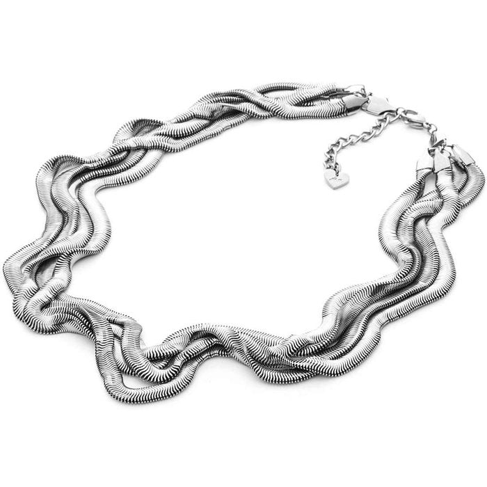 Collana 4 fili maglia snake