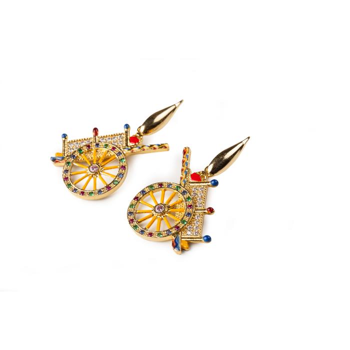 Lapilli Cart Earrings