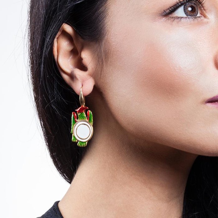 Golden Ace Earrings