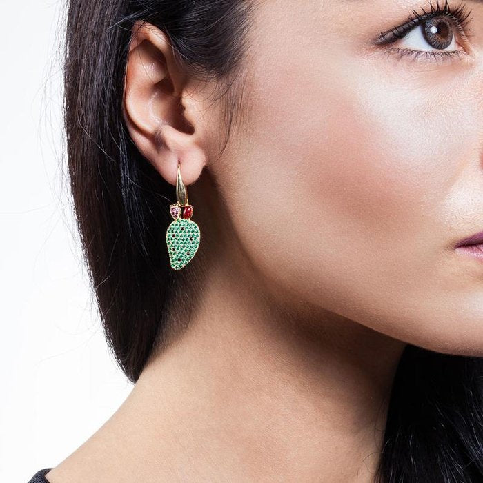 Earrings Pala Prickly Pear Lapilli