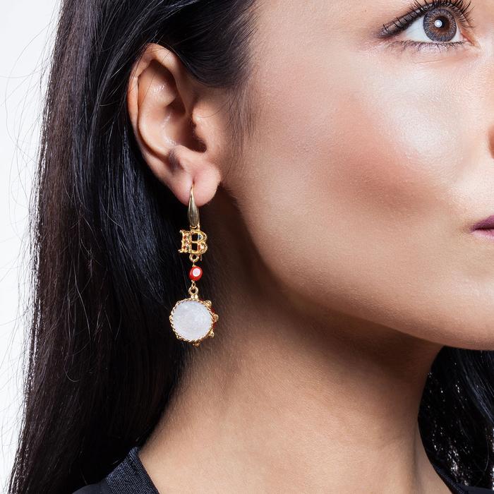 Mini Logo Tambourine Earrings