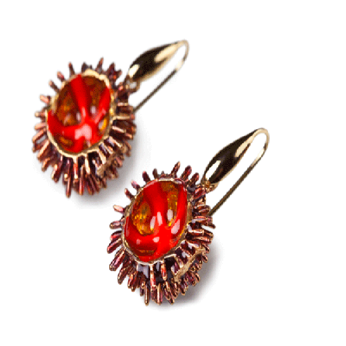 Hedgehog Quill Earrings