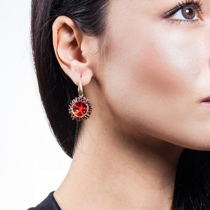 Hedgehog Quill Earrings