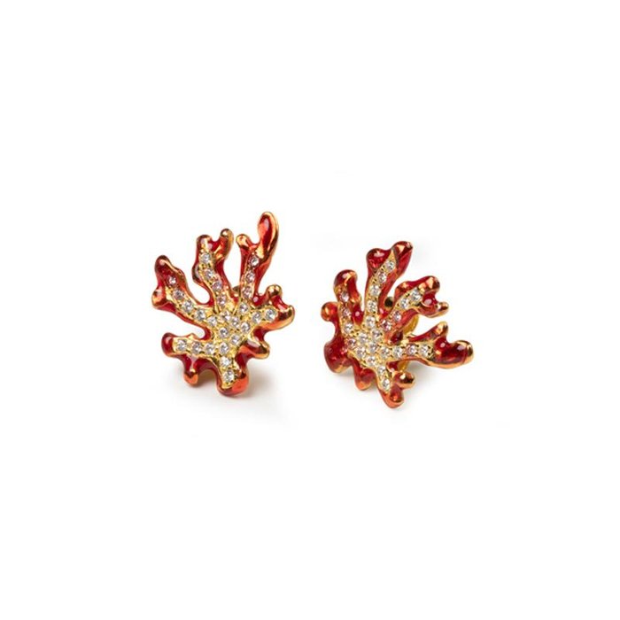 Orecchini Mini Corallo Lapilli