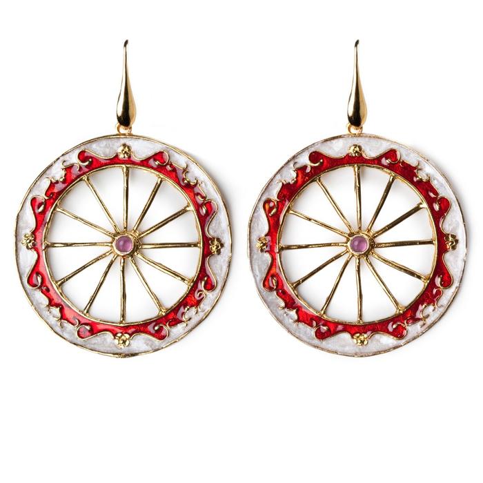 Wheel Earrings