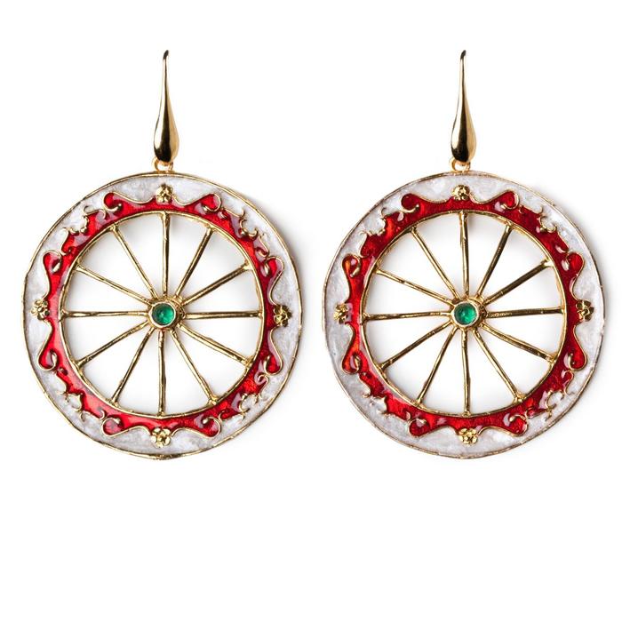 Wheel Earrings