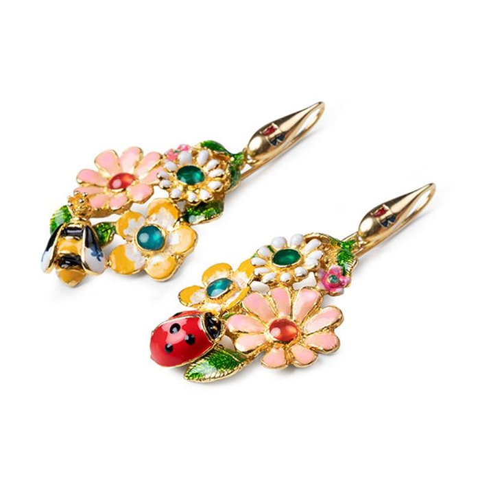 Boucles d'oreilles Jardin secret