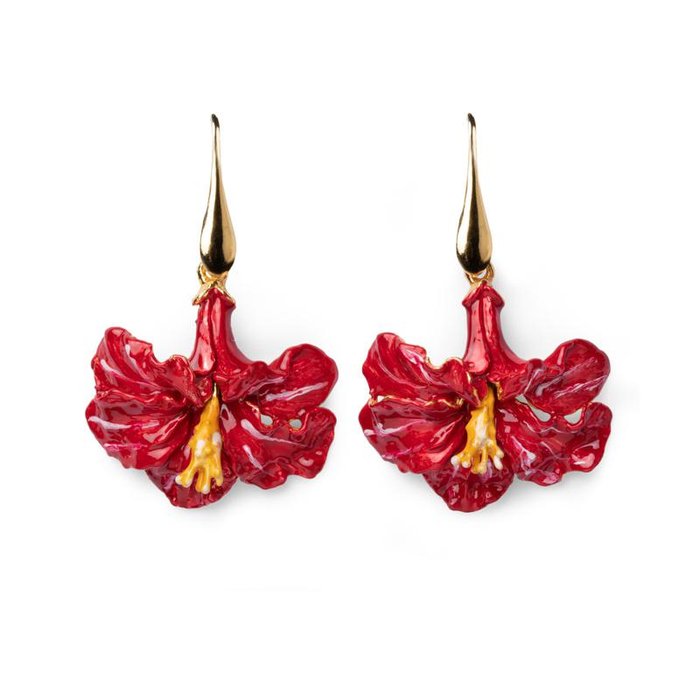 Hibiscus Earrings