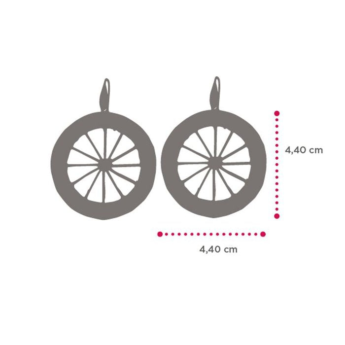 Wheel Earrings