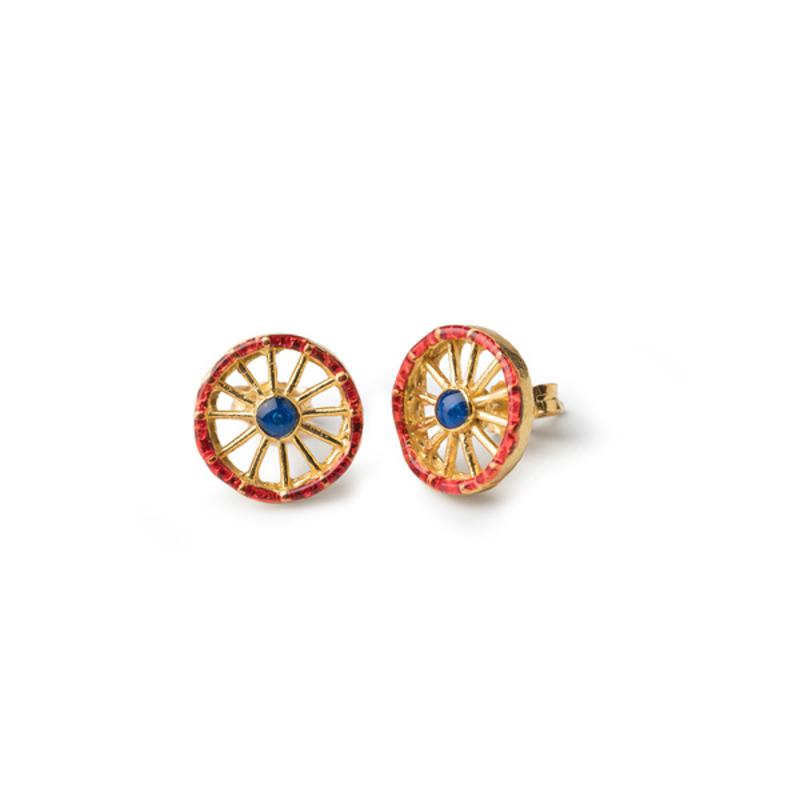 Mini Wheel Earrings